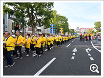 「第７４回　姫路お城まつり」総踊りに参加しました。